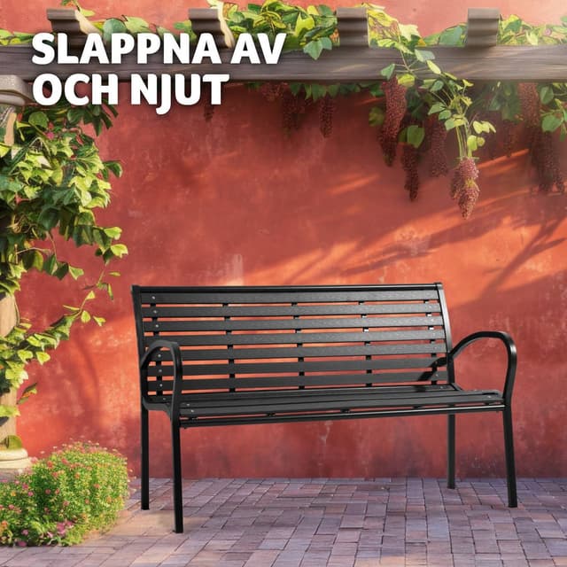 Havebænk Pino 126x62x81,5cm