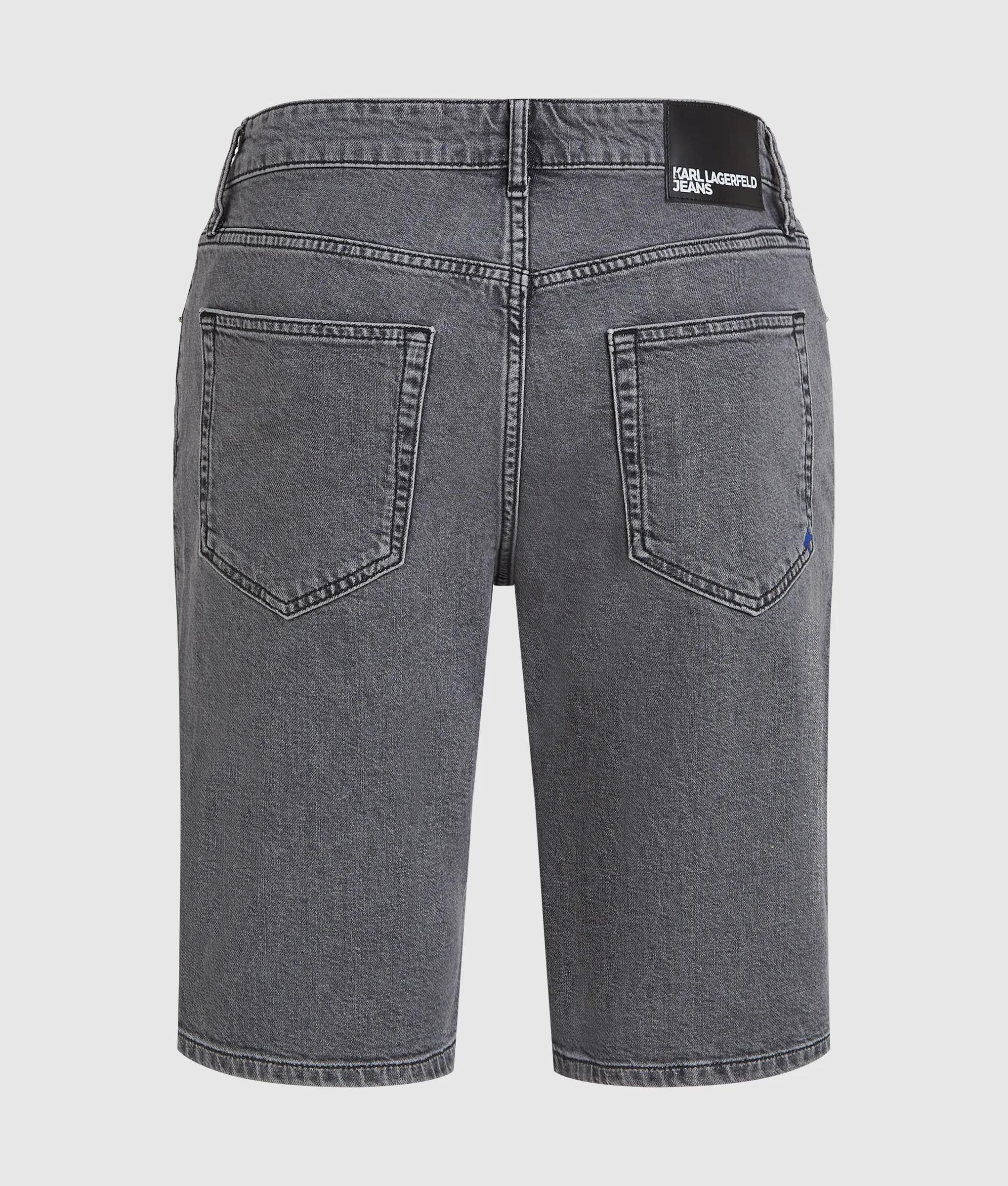 Slanke denim shorts