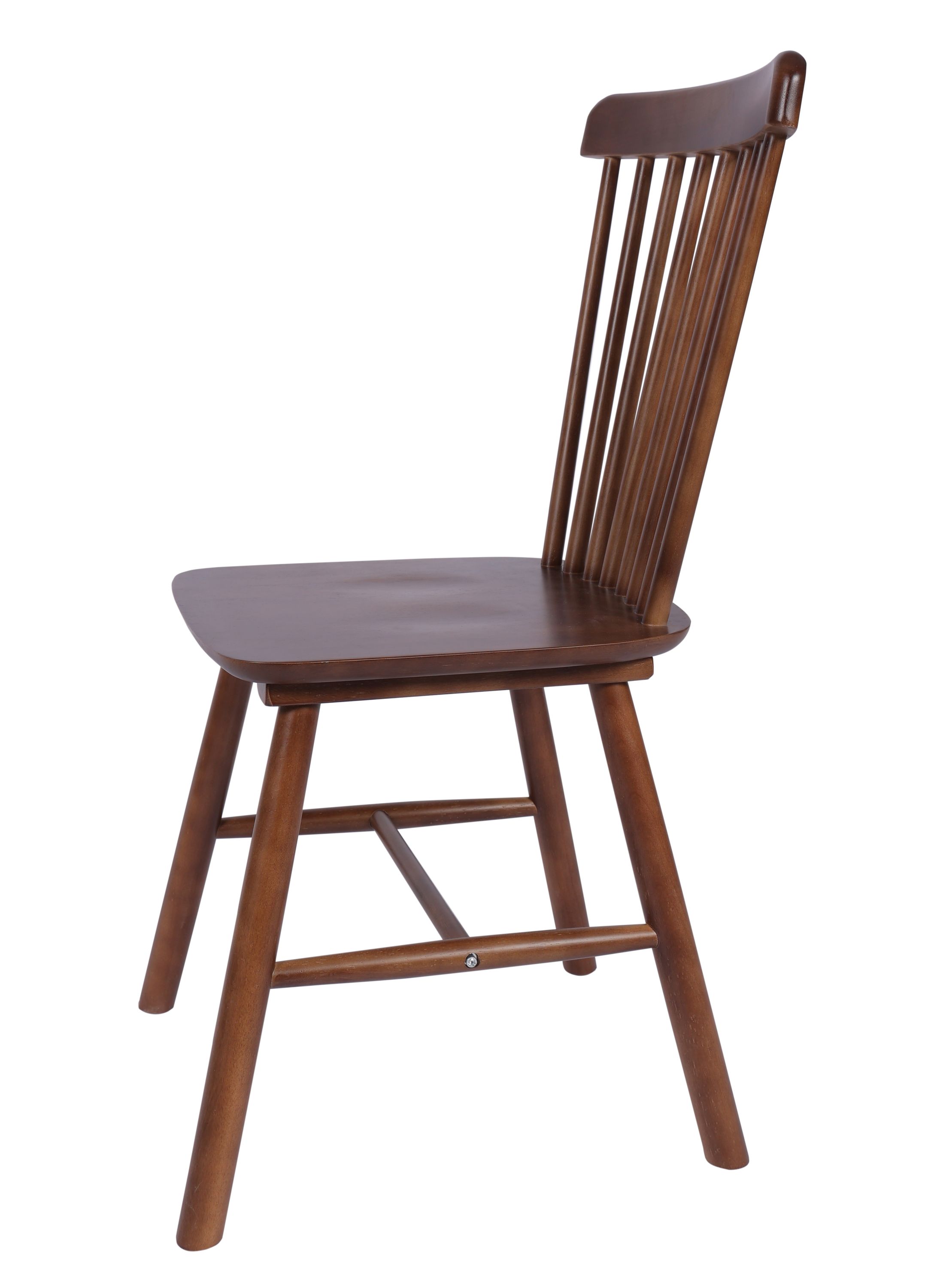 Esszimmerstuhl Holz YOSHI 2er Set dunkelbraun