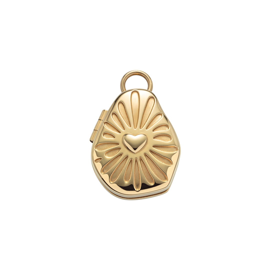 Paul Hewitt Charm Ocean Amulet Marinium Ocean Steel Goldig