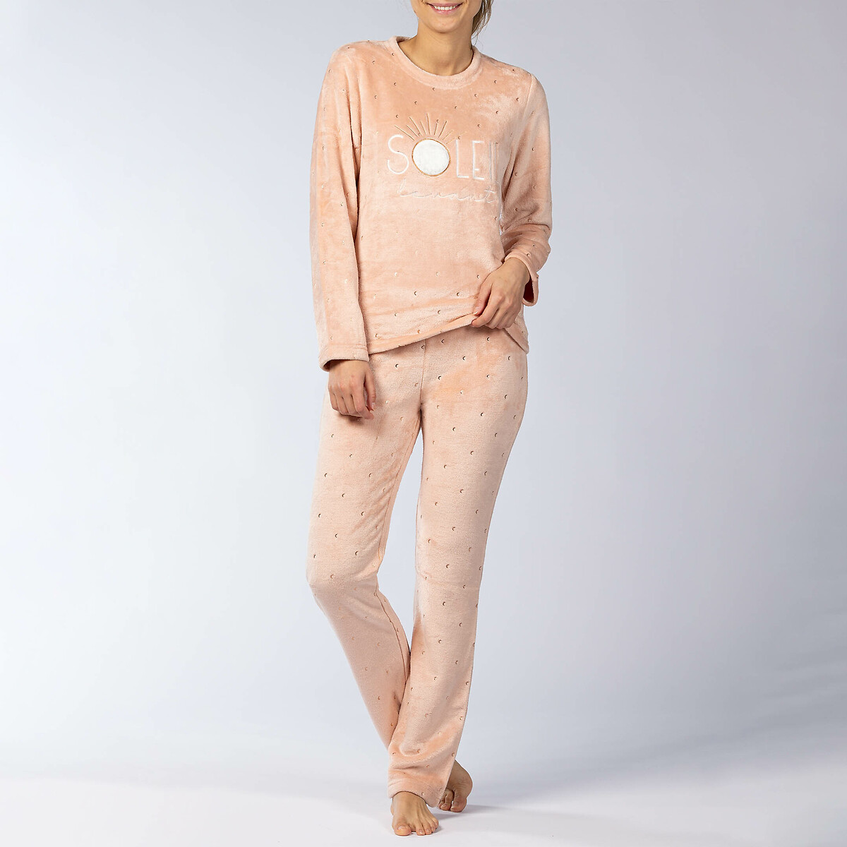 MELISSA BROWN<br>Pijama de manga comprida muito macio, Japão