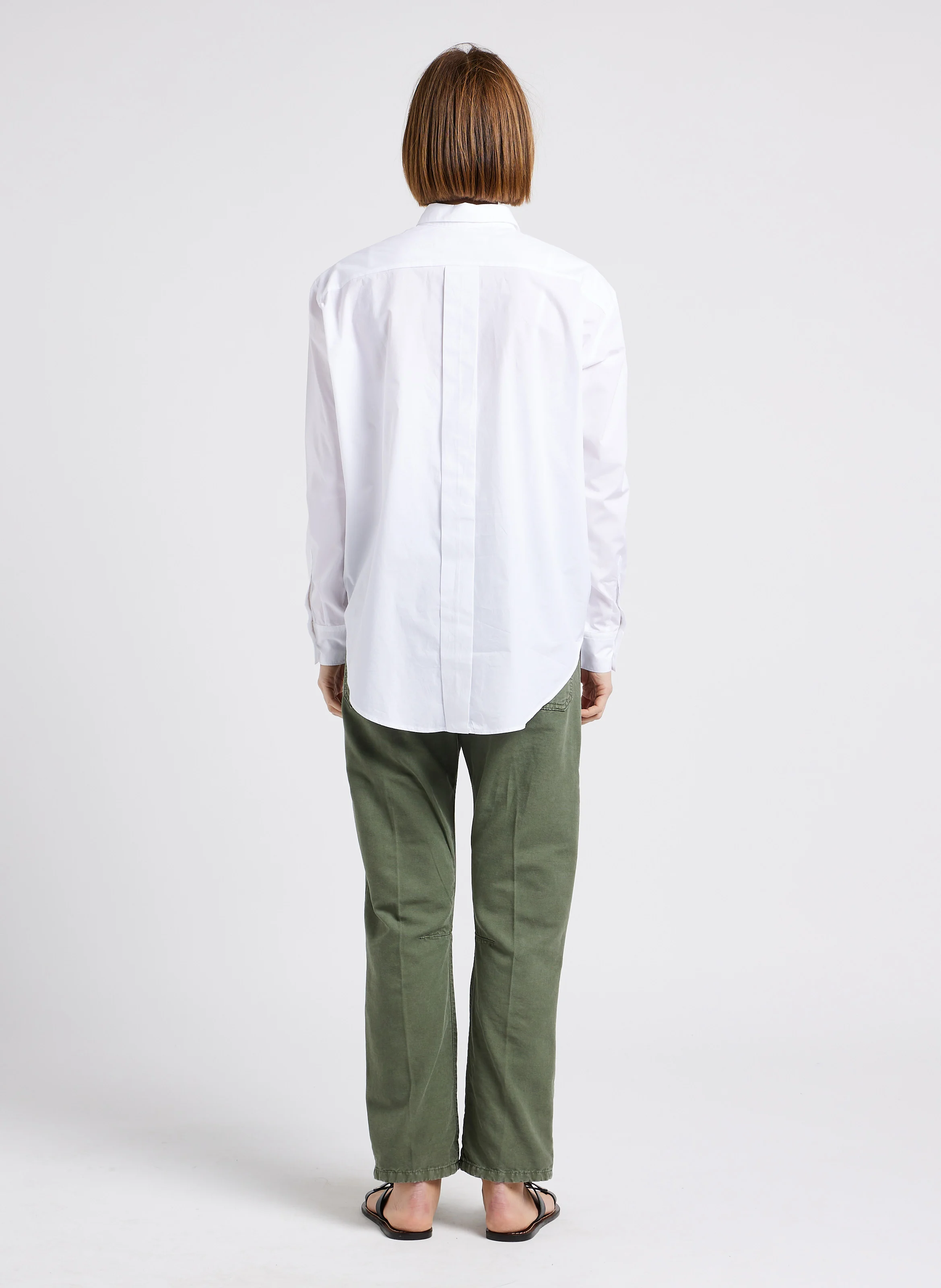 Chemise ample en coton | Blanc