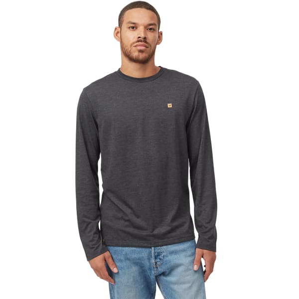 T-shirt TENTREE TREEBLEND CLASSIC LONGSLEEVE METEORITE BLACK HEATHER