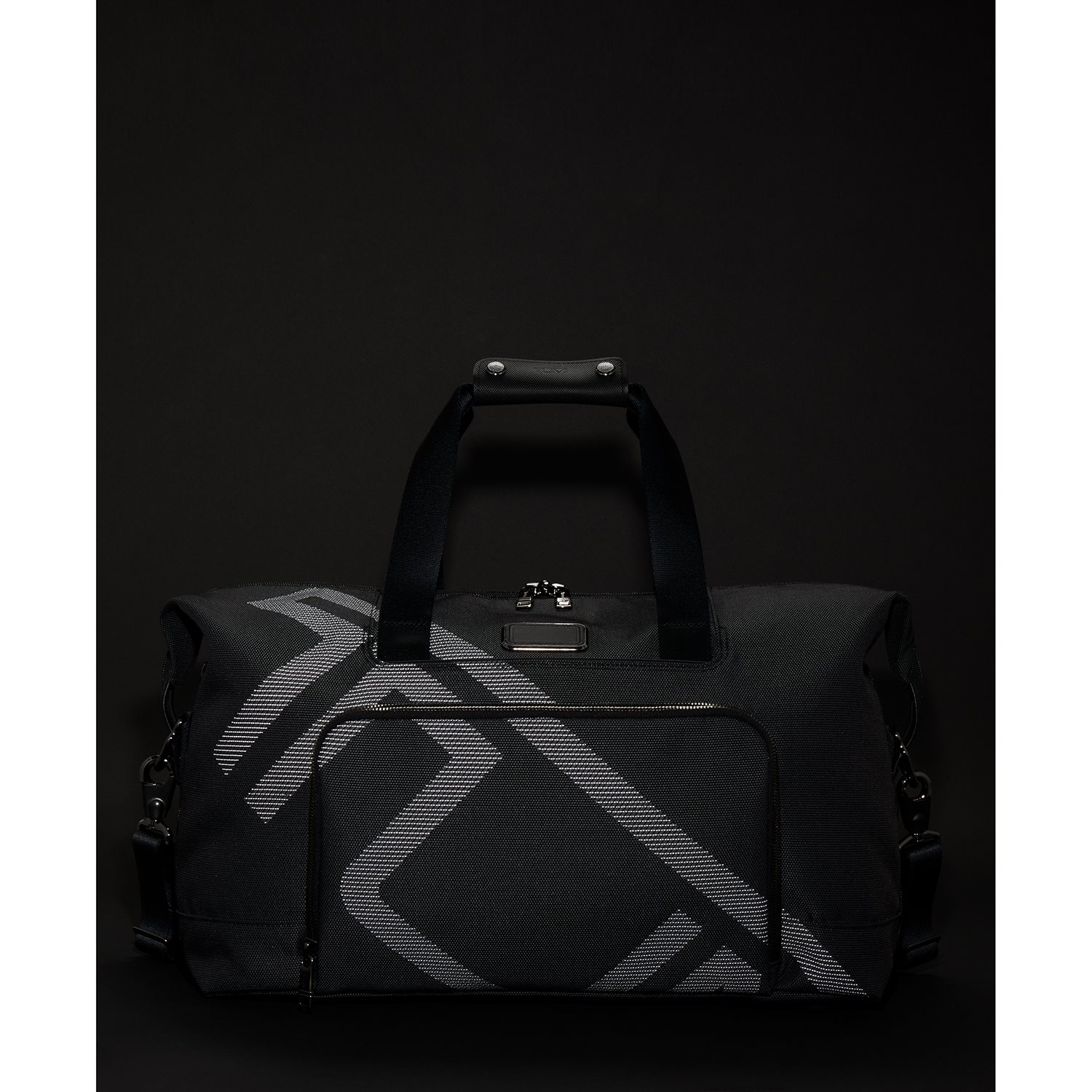 Tumi Alpha Double Expansion Satchel reflective tumi jacquard