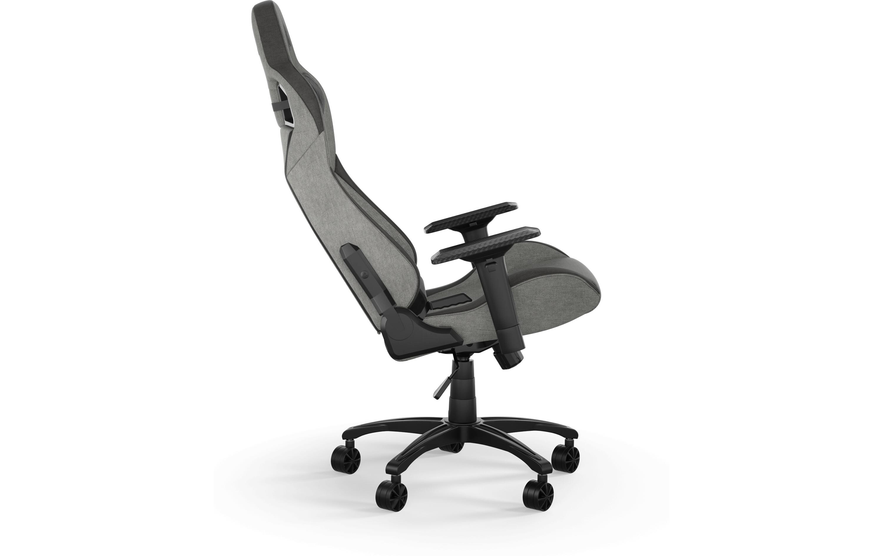 Gaming-Stuhl T3 Rush (2023) Grau<br>Ergonomischer Racing-Gaming-Stuhl mit einer Belastbarkeit von bis zu 120 kg