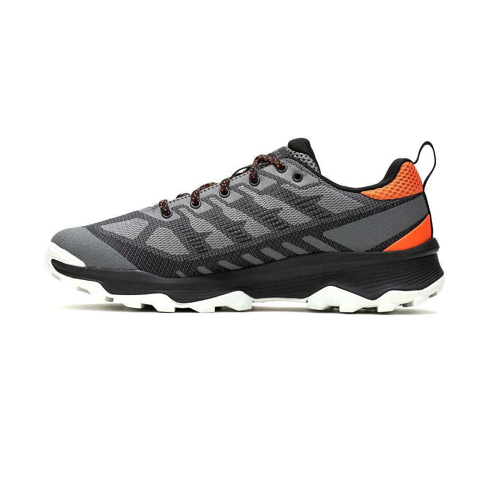 Merrell SPEED ECO - Chaussures randonné Homme charcoal tangerine