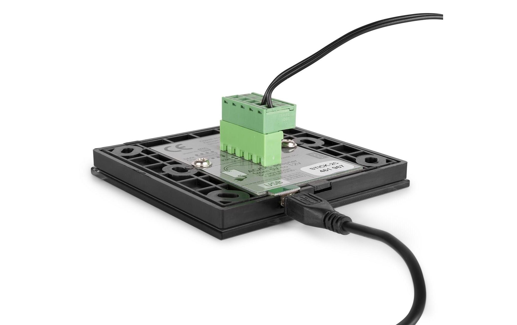 Lichtsteuerung STICK-GU2<br>DMX-Steuerung für Wandmontage