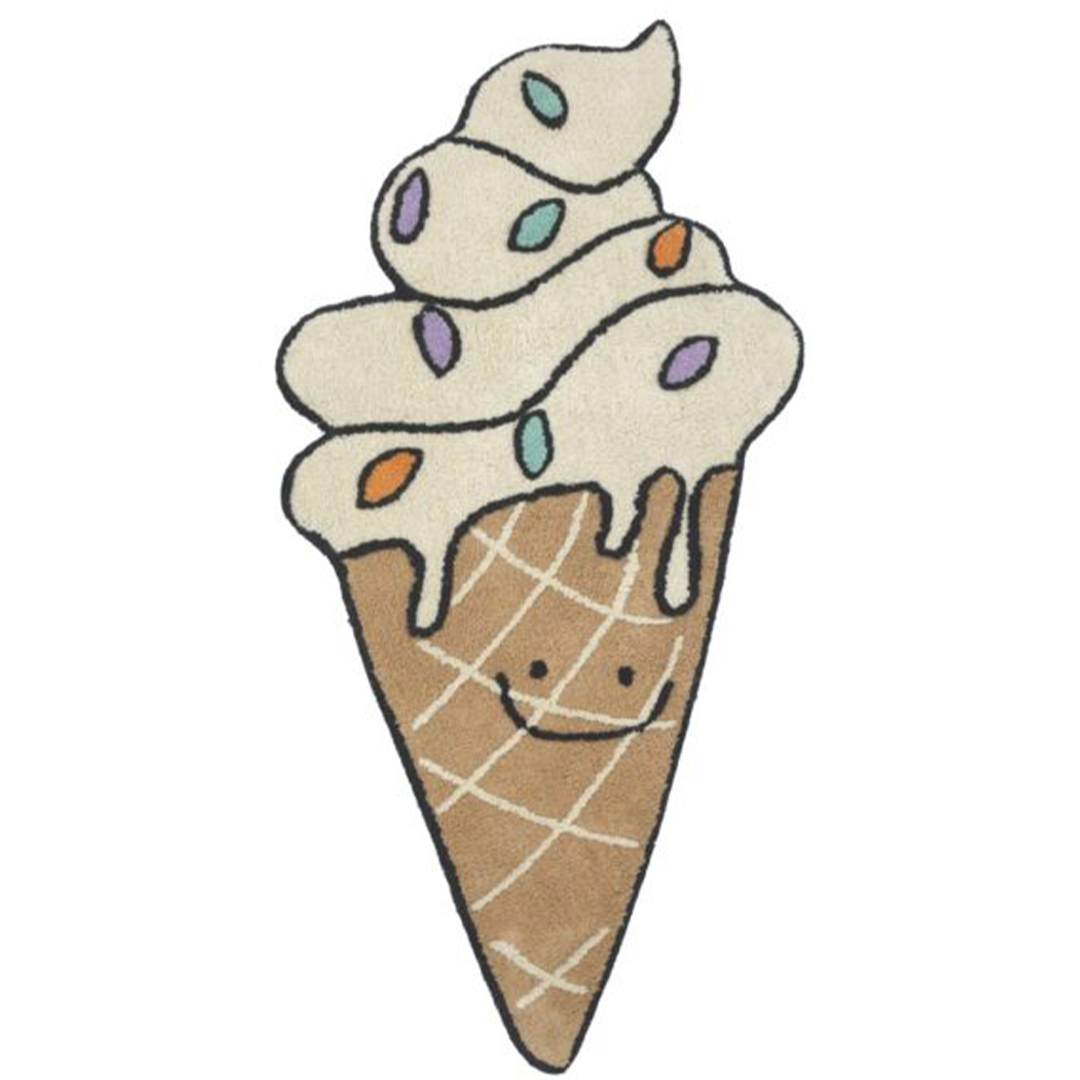 Tapis petit vloerkleed ice cream - 130x60 cm