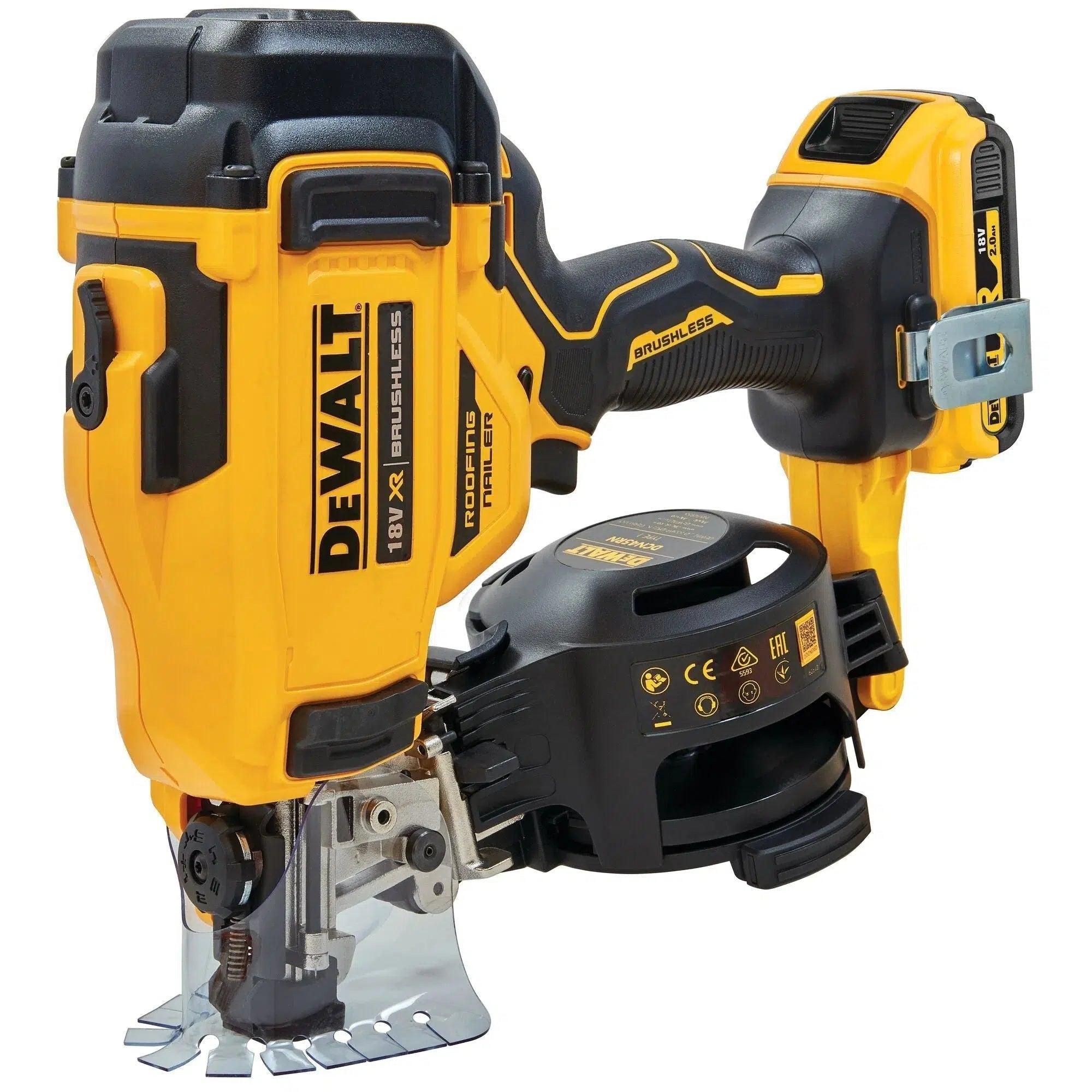 DeWALT DCN45RND2 Accu roofing tacker 18V XR 2.0Ah in TSTAK