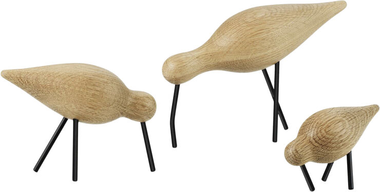 Normann Copenhagen Shorebird mell Sort Black