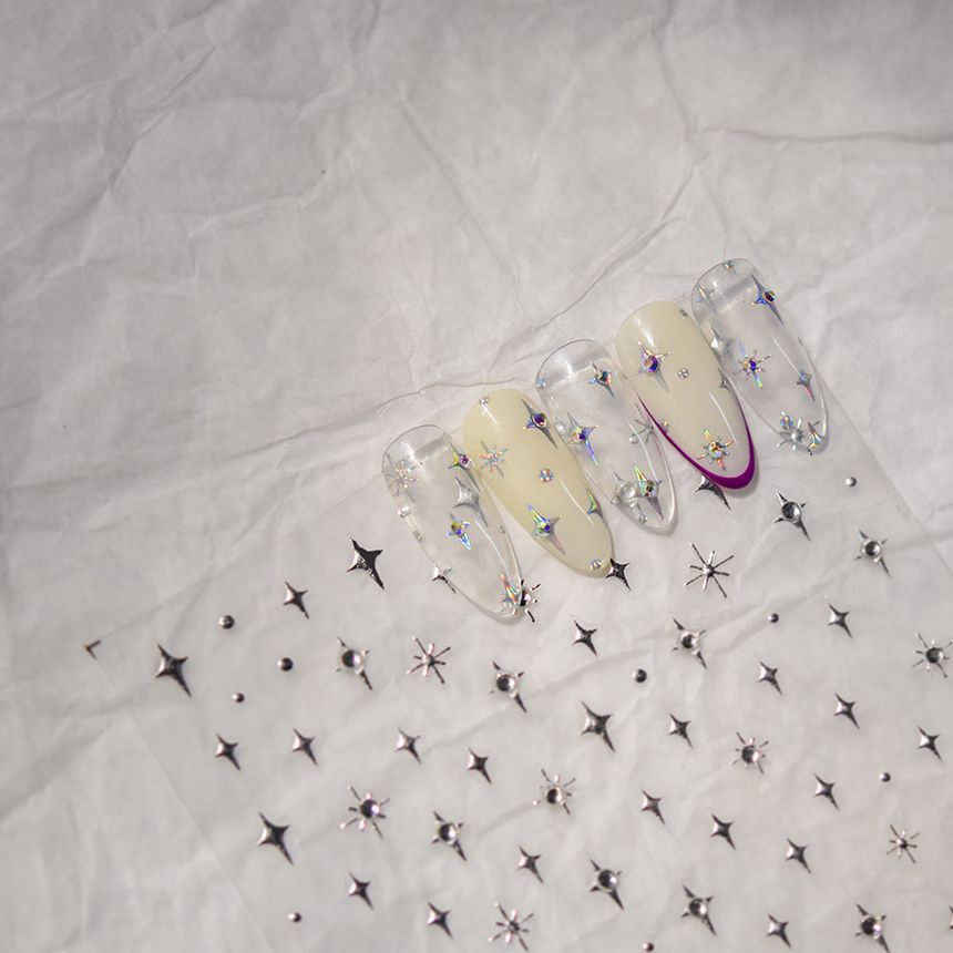 tomoni - Stervormige strass-nagelstickers