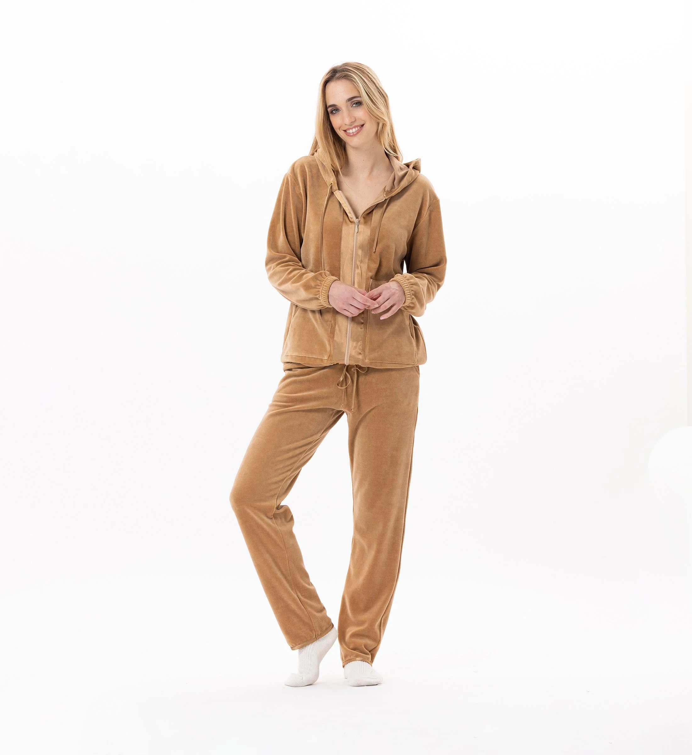 VELVET 880 - Pantalon en velours | Doré