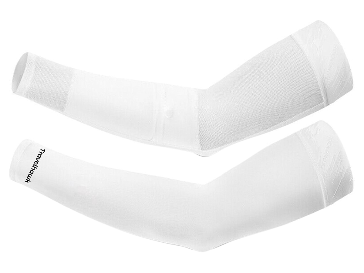 Travelhawk White Arm Sleeve - XL