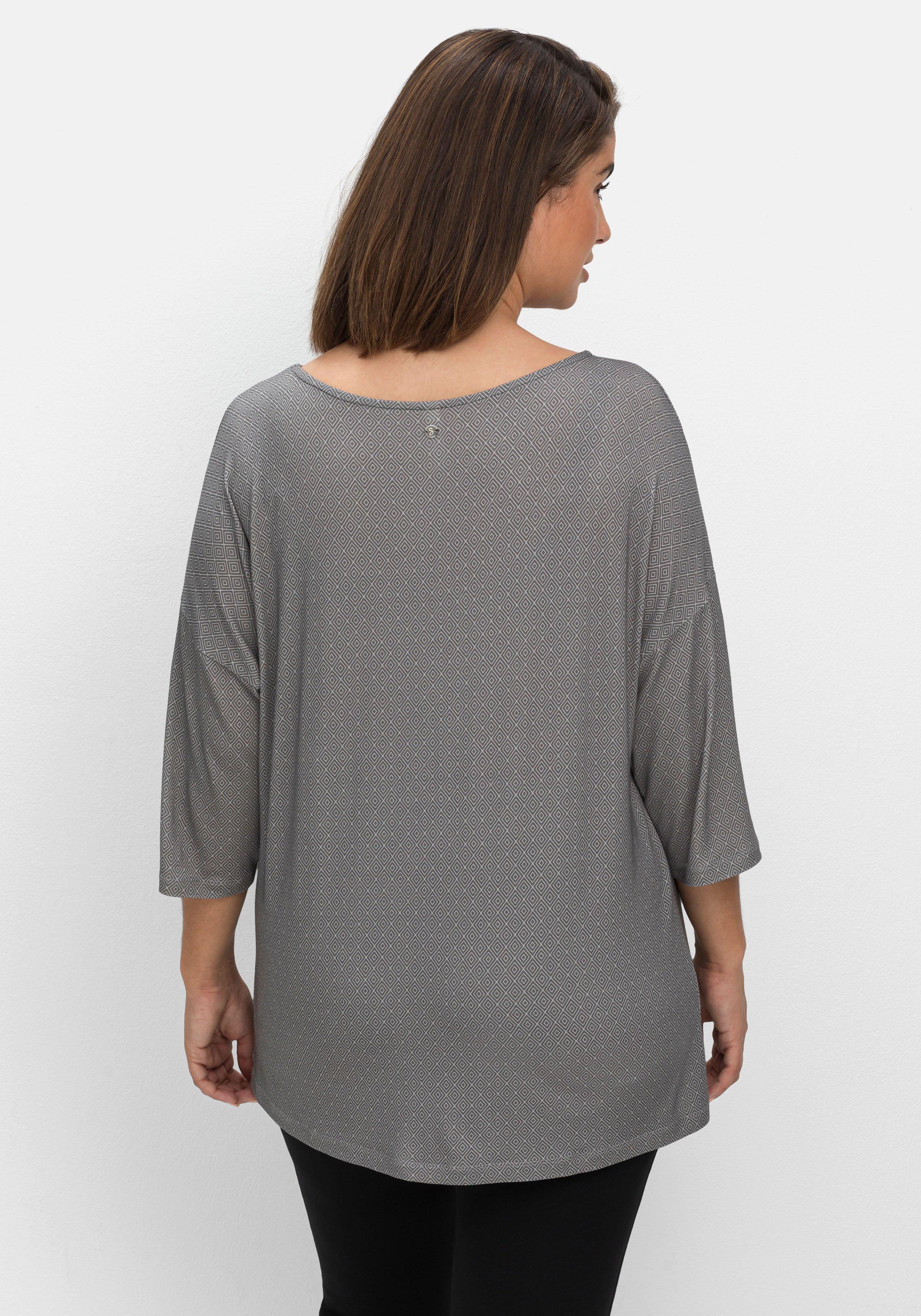 Shirt mit grafischem Druck und 3/4-Arm