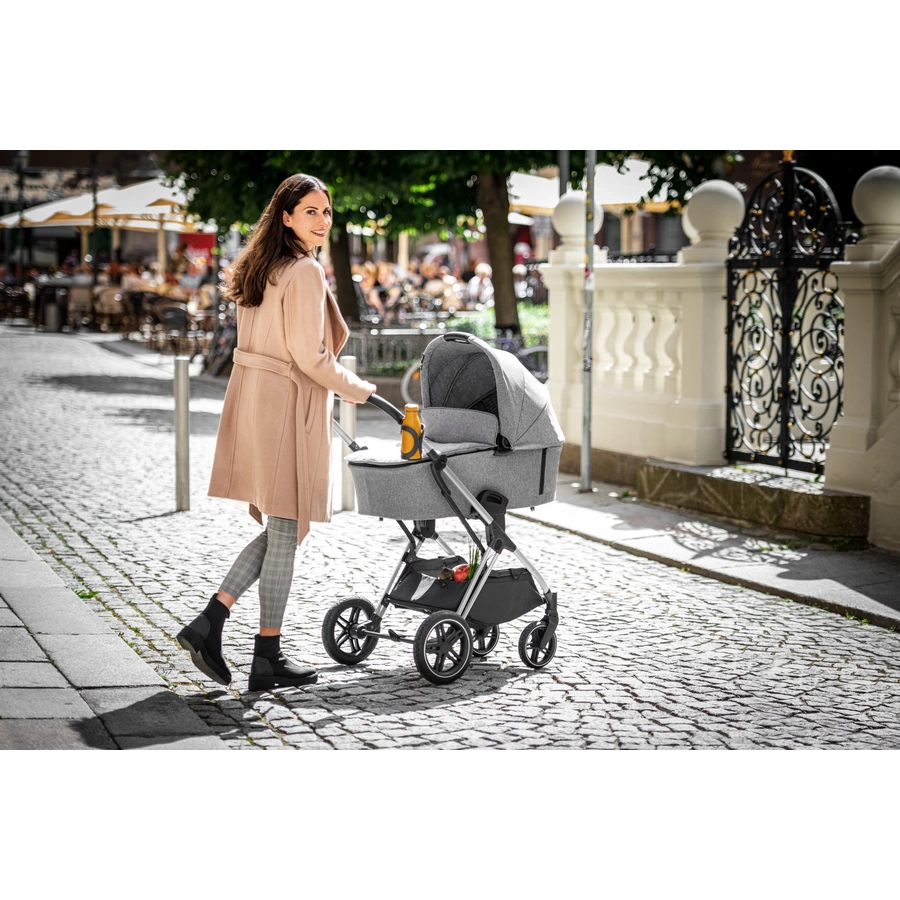 hauck Kinderwagen Vision X Set Silver Melange Rose