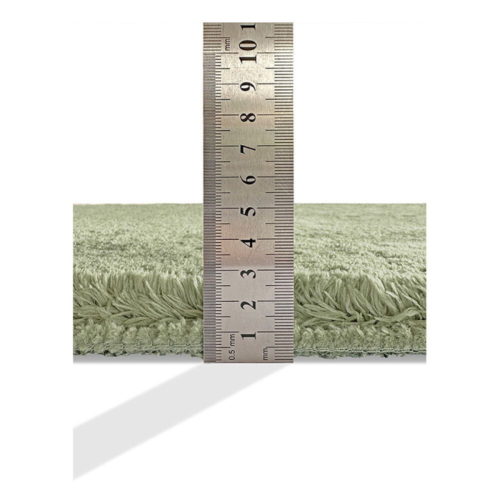 GULVTEPPE SOFT TOUCH Ø130CM GRØNN