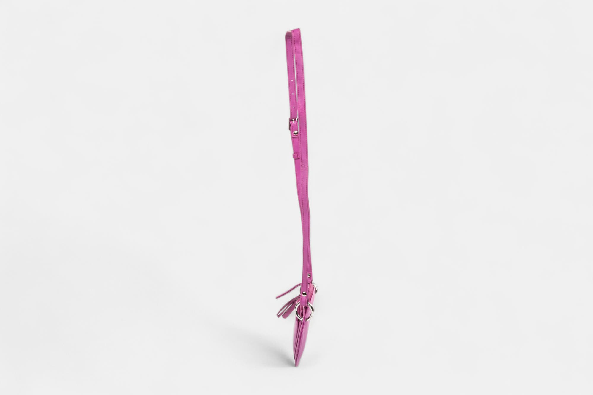 Sac bandoulière en cuir rose