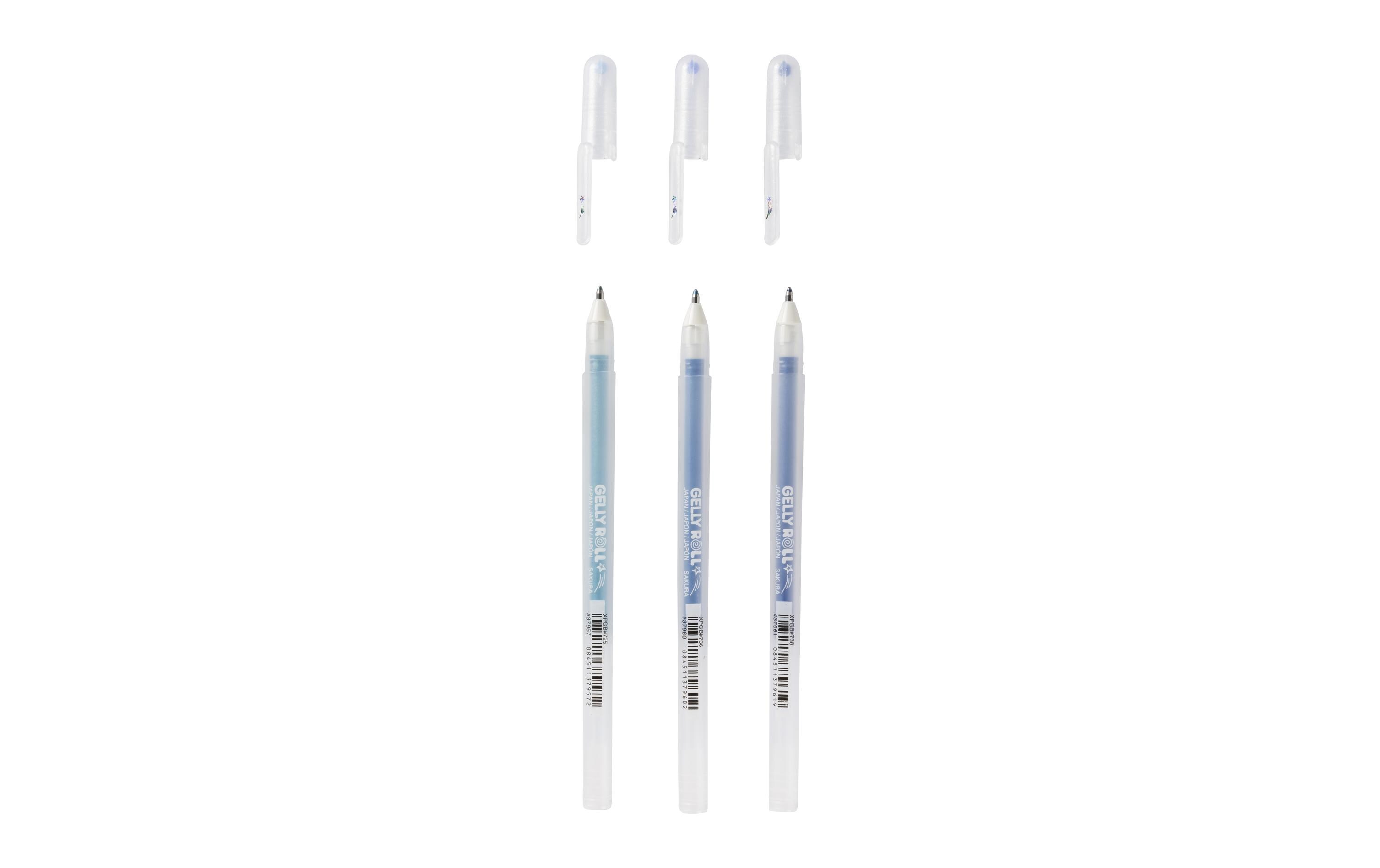 Gelschreiber Gelly Roll Stardust Ocean 3 StückGelstifte mit Glitzer