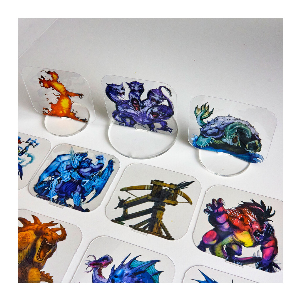 Flat Plastic Miniatures - Legendaries - 24Pc