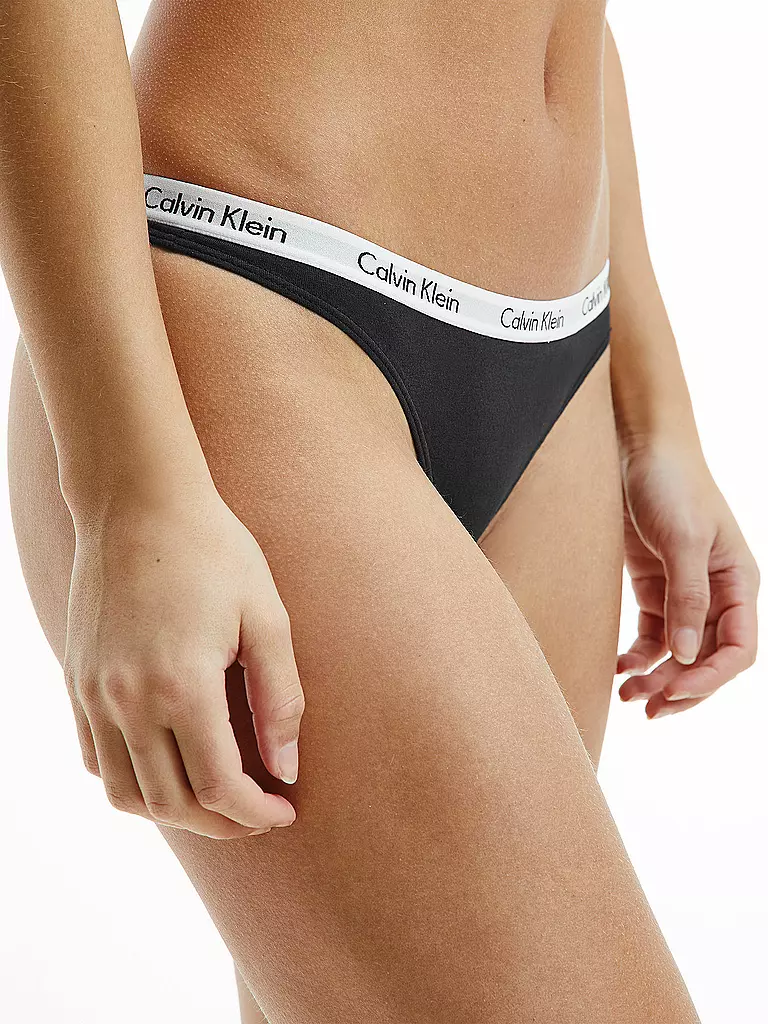 CALVIN KLEIN String 3-er Pkg. schwarz