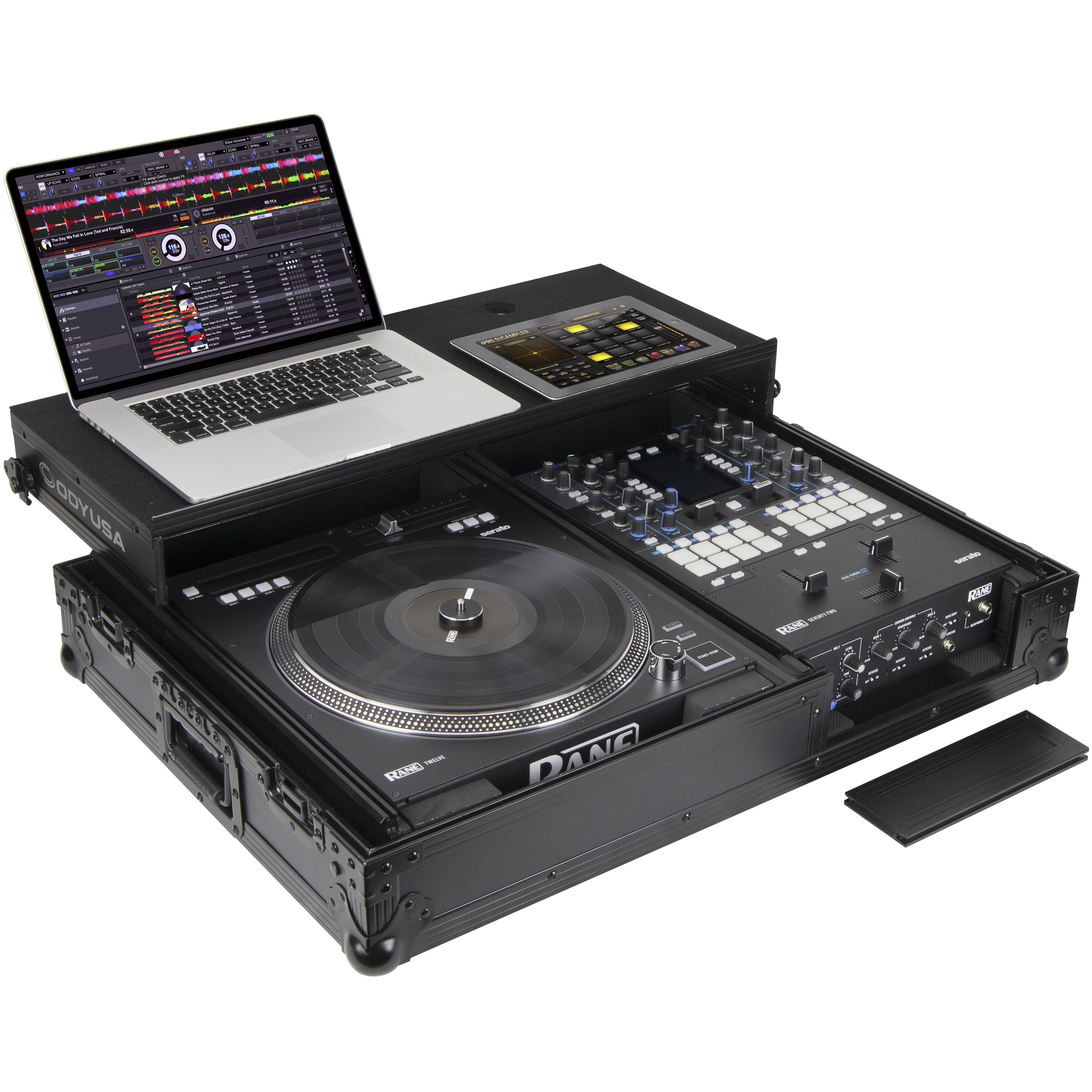 Odyssey FZGS1RA1272WBL voor Rane 72 x Twelve Black Label