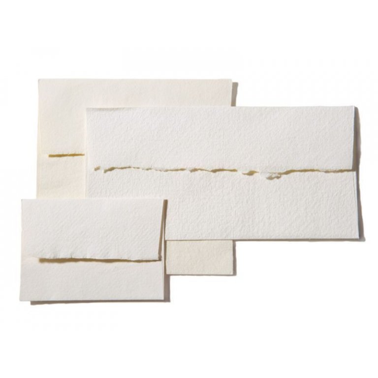 Khadi Hadernpapier Kuvert, weiß