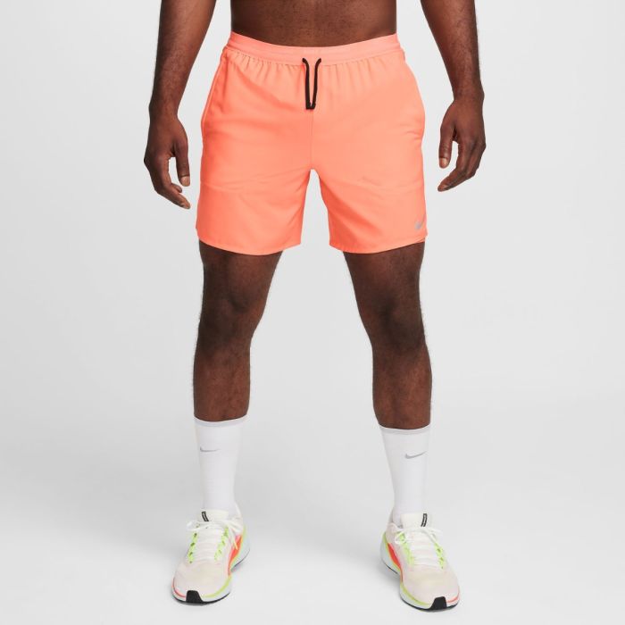 Nike Herre Shorts Dri-FIT Stride 2in1 7 Inch Shorts Orange