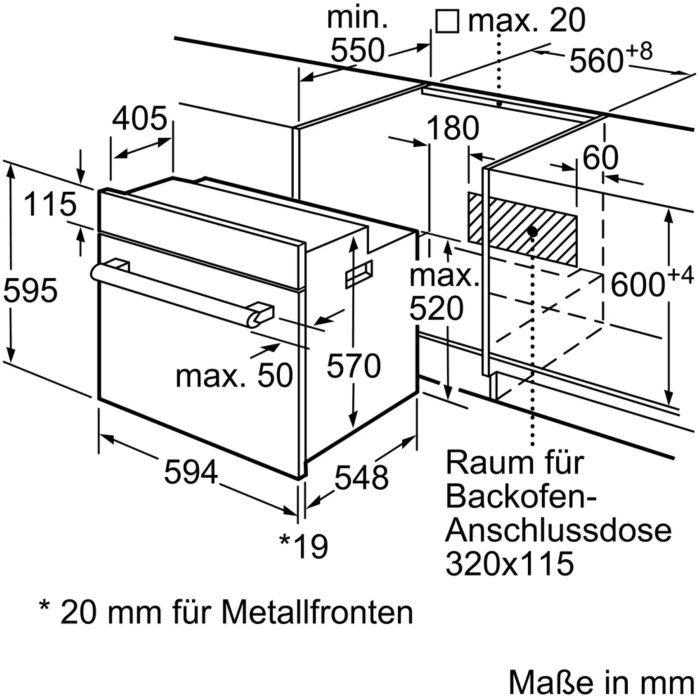 Siemens Einbau-Herd-Set EQ110KA1BE
