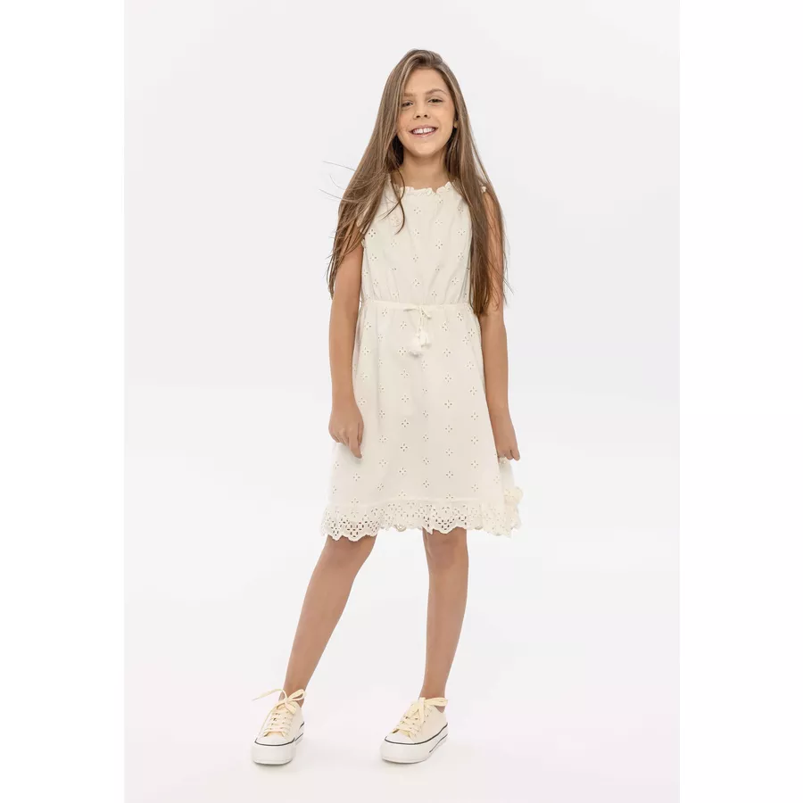 MINOTI Kleid Cremeweiß