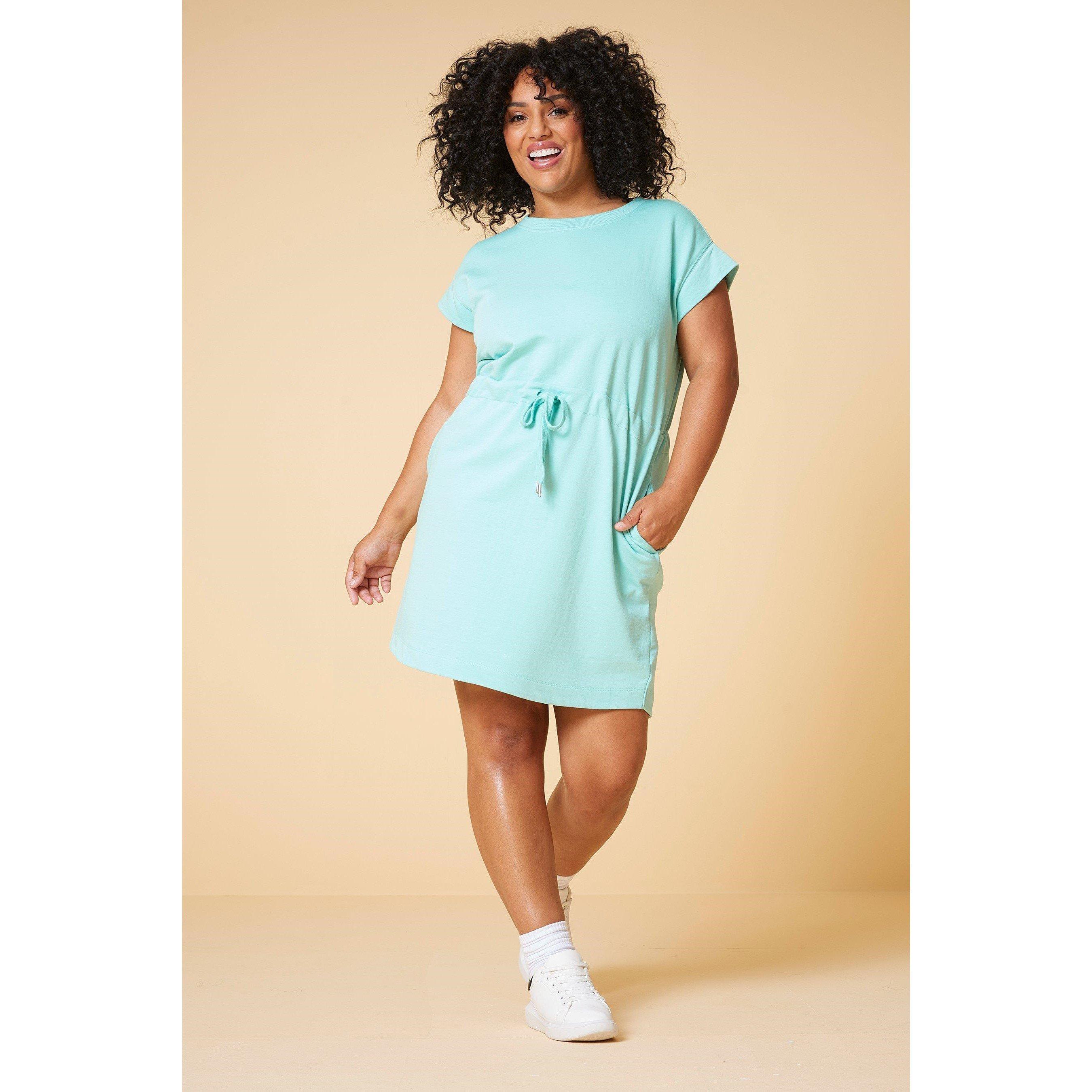 Be You Studio Tie Waist Sweater Dress