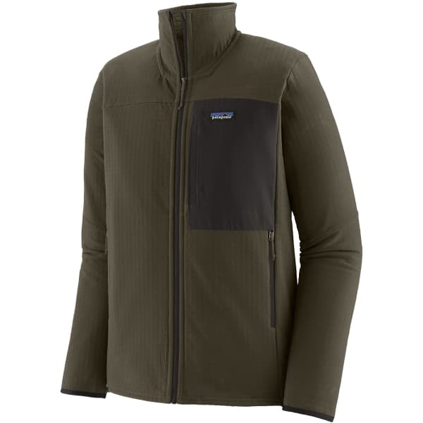 Veste polaire randonnée PATAGONIA M'S R2 TECHFACE JKT PINE NEEDLE GREEN