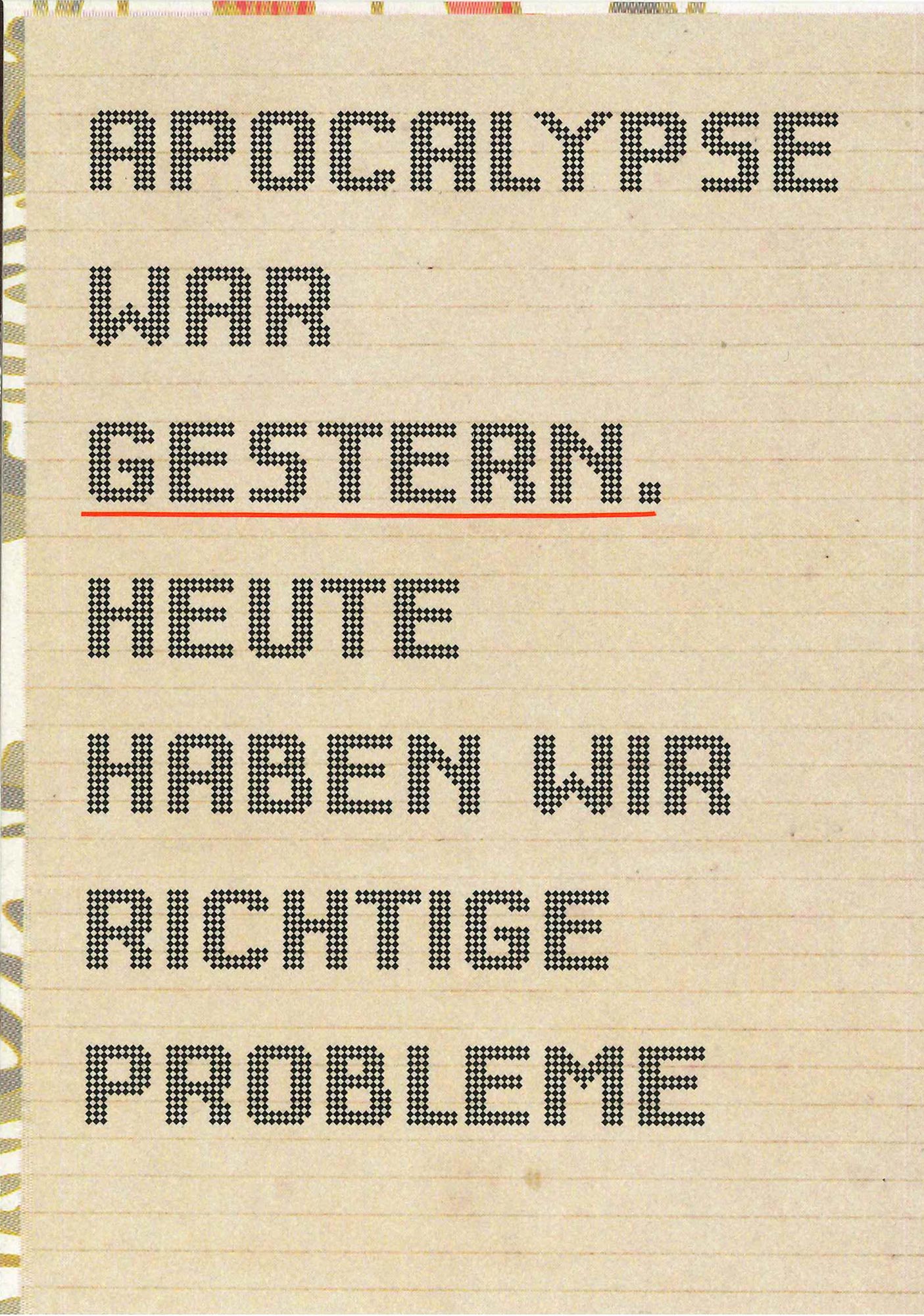 Postkarte 'Apocalypse (acc. to Lisbeth)' günstig bestellen