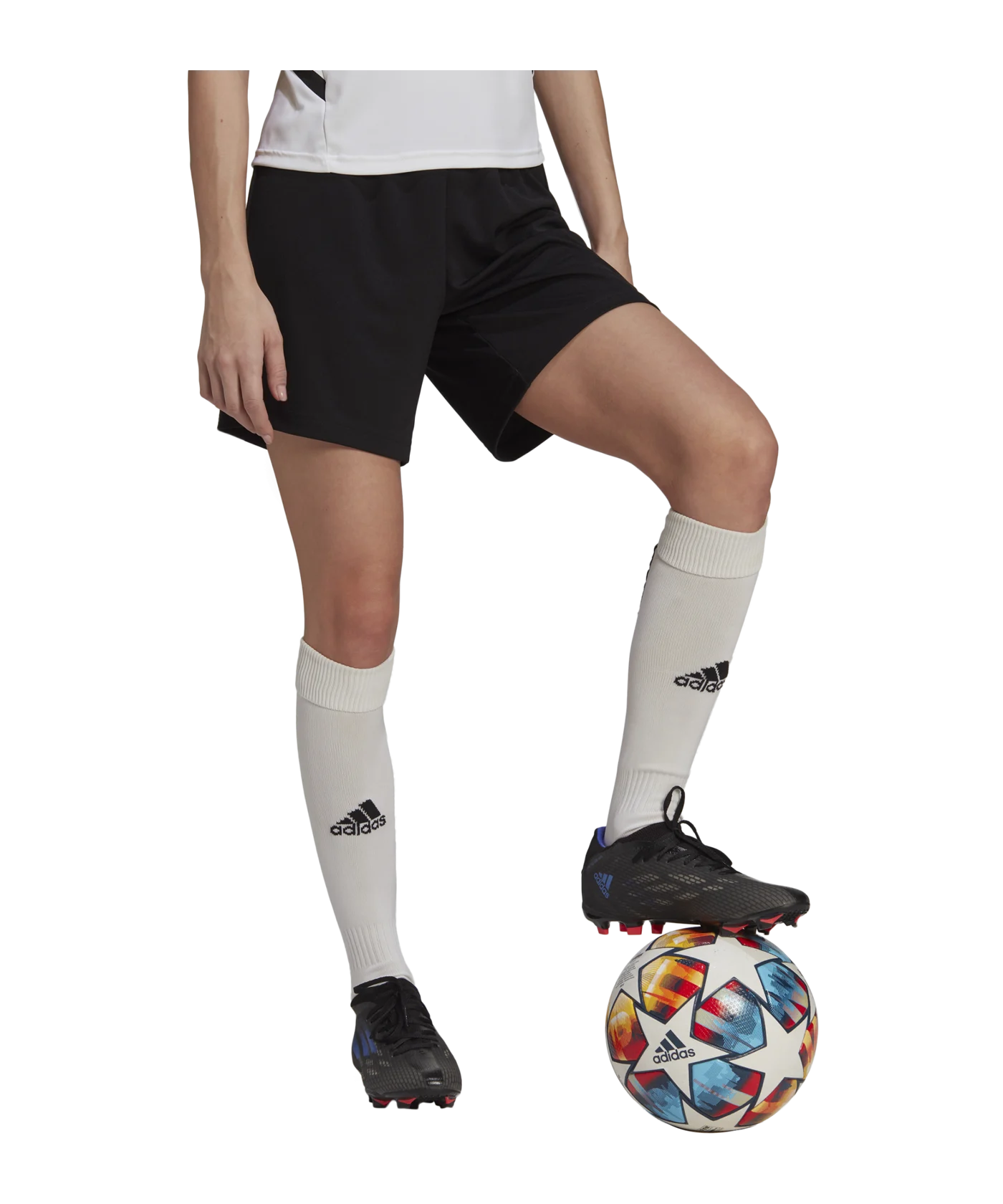 adidas Entrada 22 Short Damen Schwarz