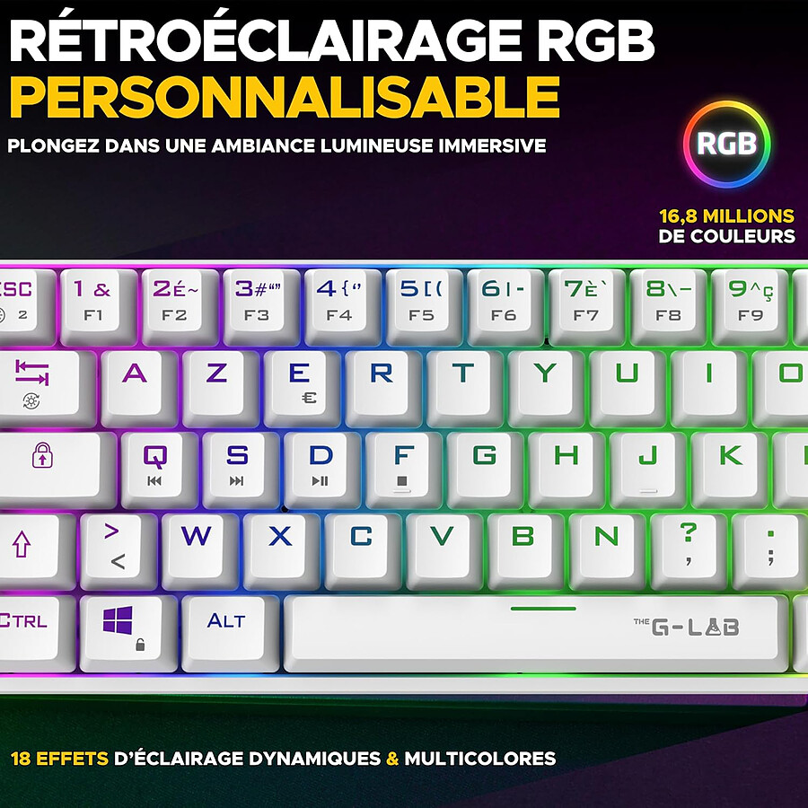 The G-Lab Keyz Titanium - Blanc