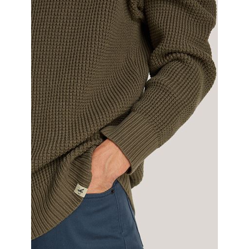 Calvin Klein Jeans Chunky Texture Striktrøje, Tarmac, XL