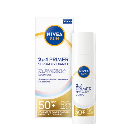 Nivea Sun Primer Sérum 2 em 1 SPF50  30ml