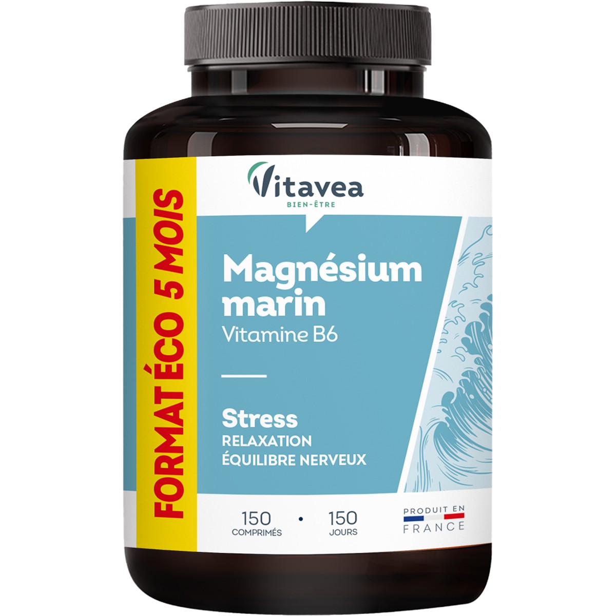 Cure anti-stress & relaxation - Magnésium marin - 5 mois