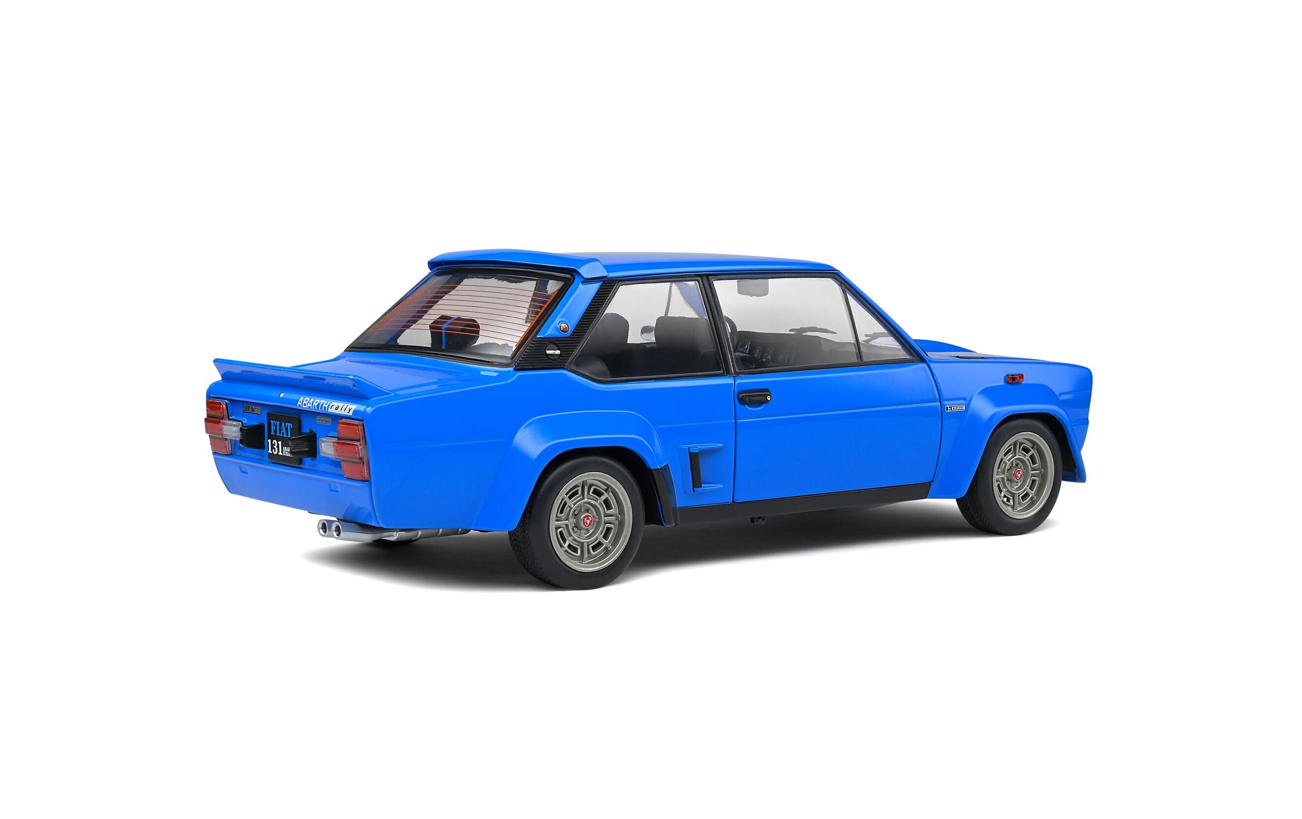 Fiat 131 Abarth, Blau, 1980 1:18Detailgetreues Modellauto im Massstab 1:18