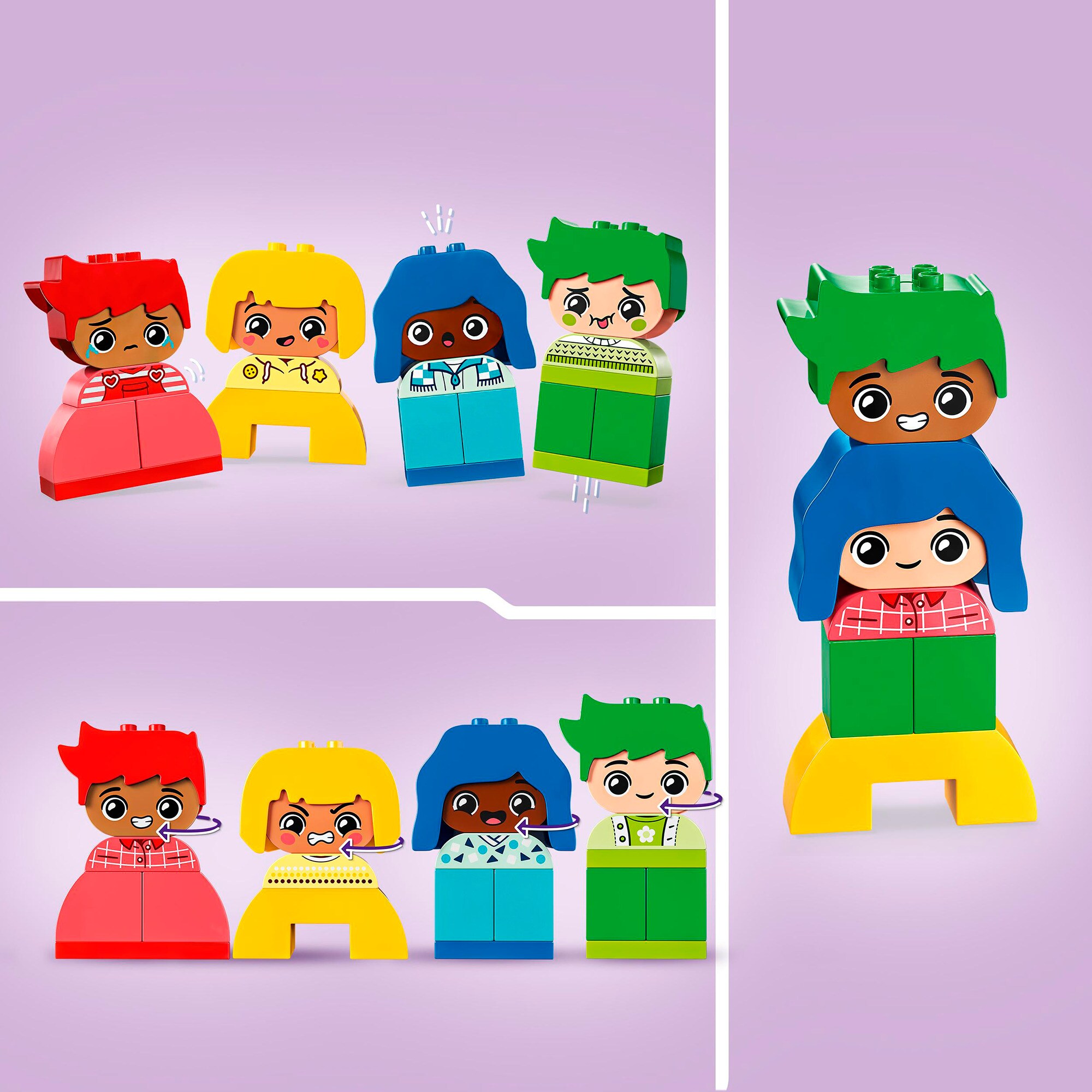 LEGO Konstruktionsspielzeug DUPLO Große Gefühle