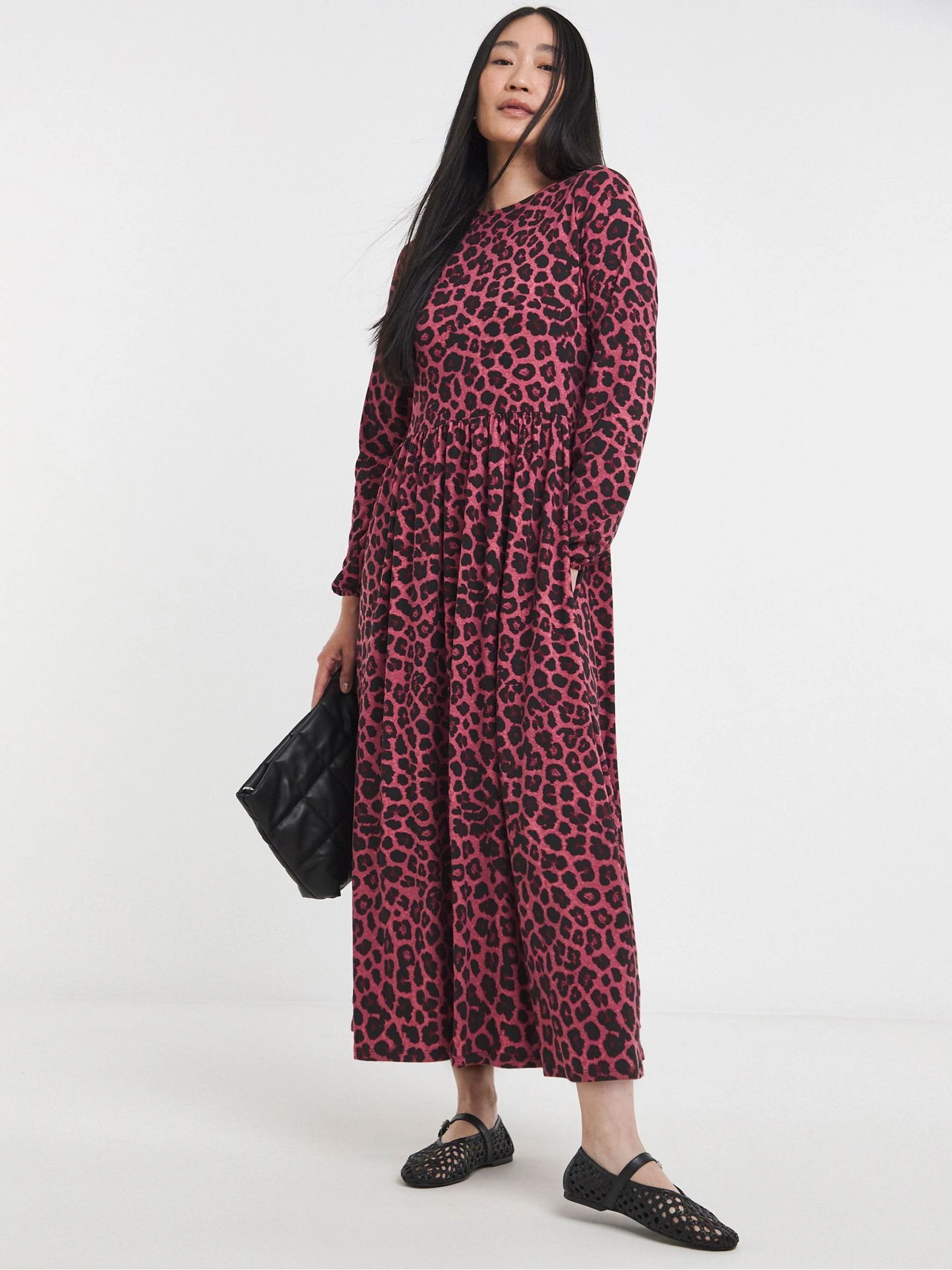 JD Williams Supersoft Jersey Midi Smock Dress