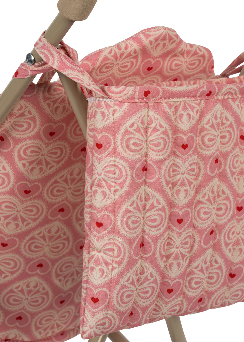 dukkeklapvogn - lacy pink - OS