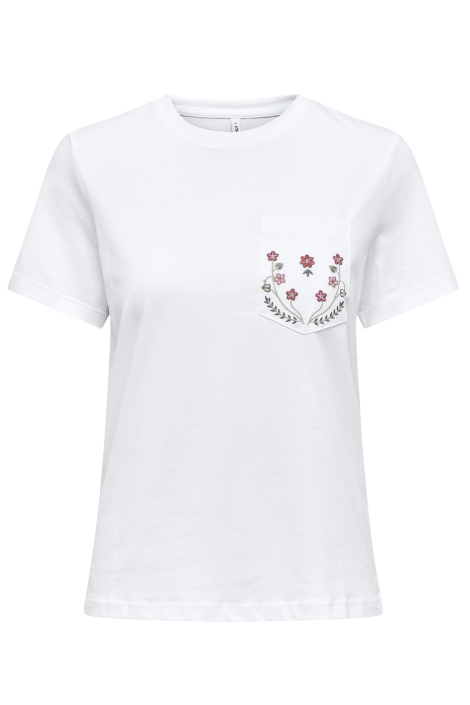 Only witte dames t-shirt