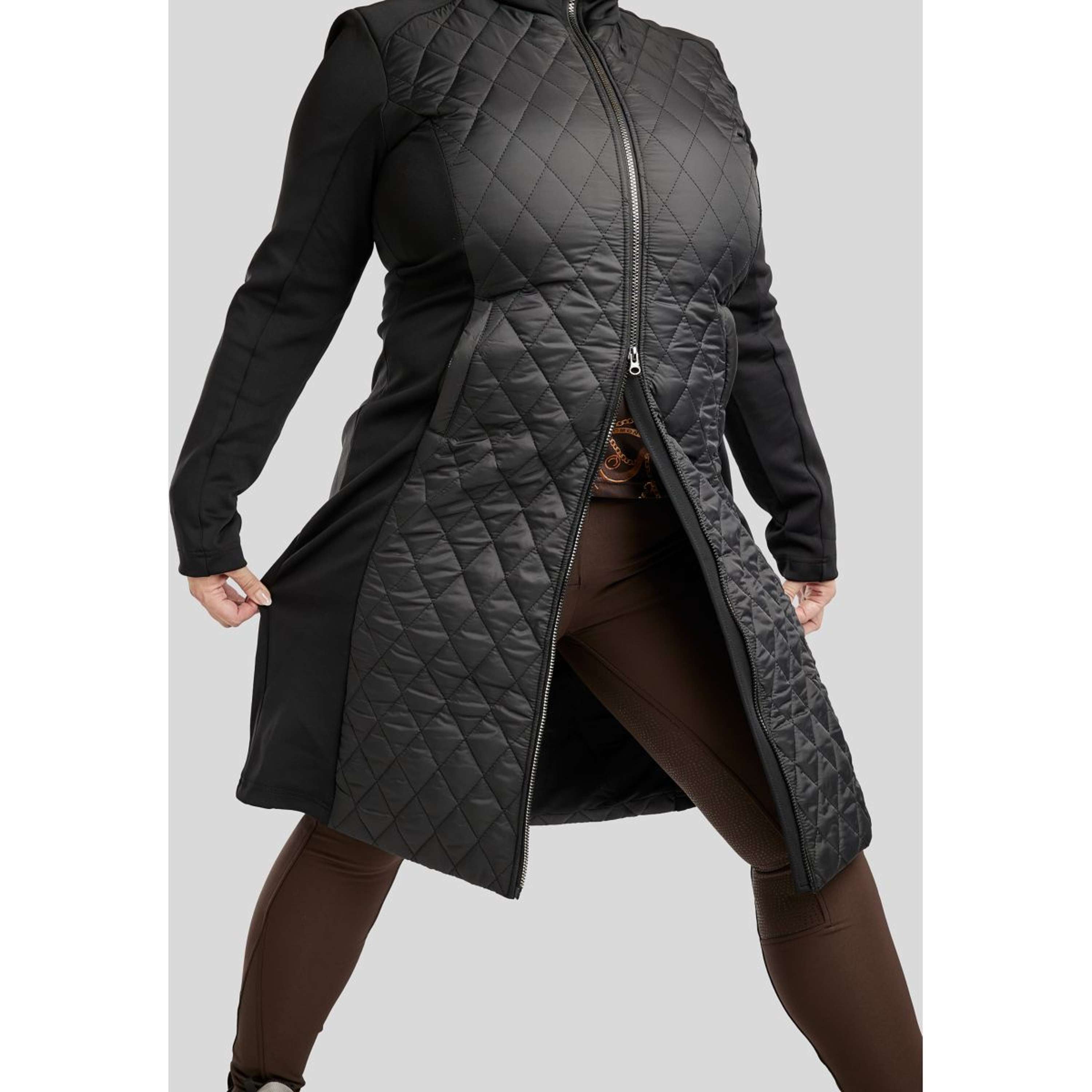Montar Jack MoQuinn Quilted Long Zwart