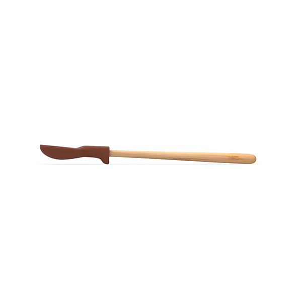Mini spatule en silicone et bambou Pebbly