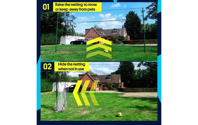 Fussballtor »Open Goaaal! Open Goaaal – Standard Hochfang- und Auffangnetz«