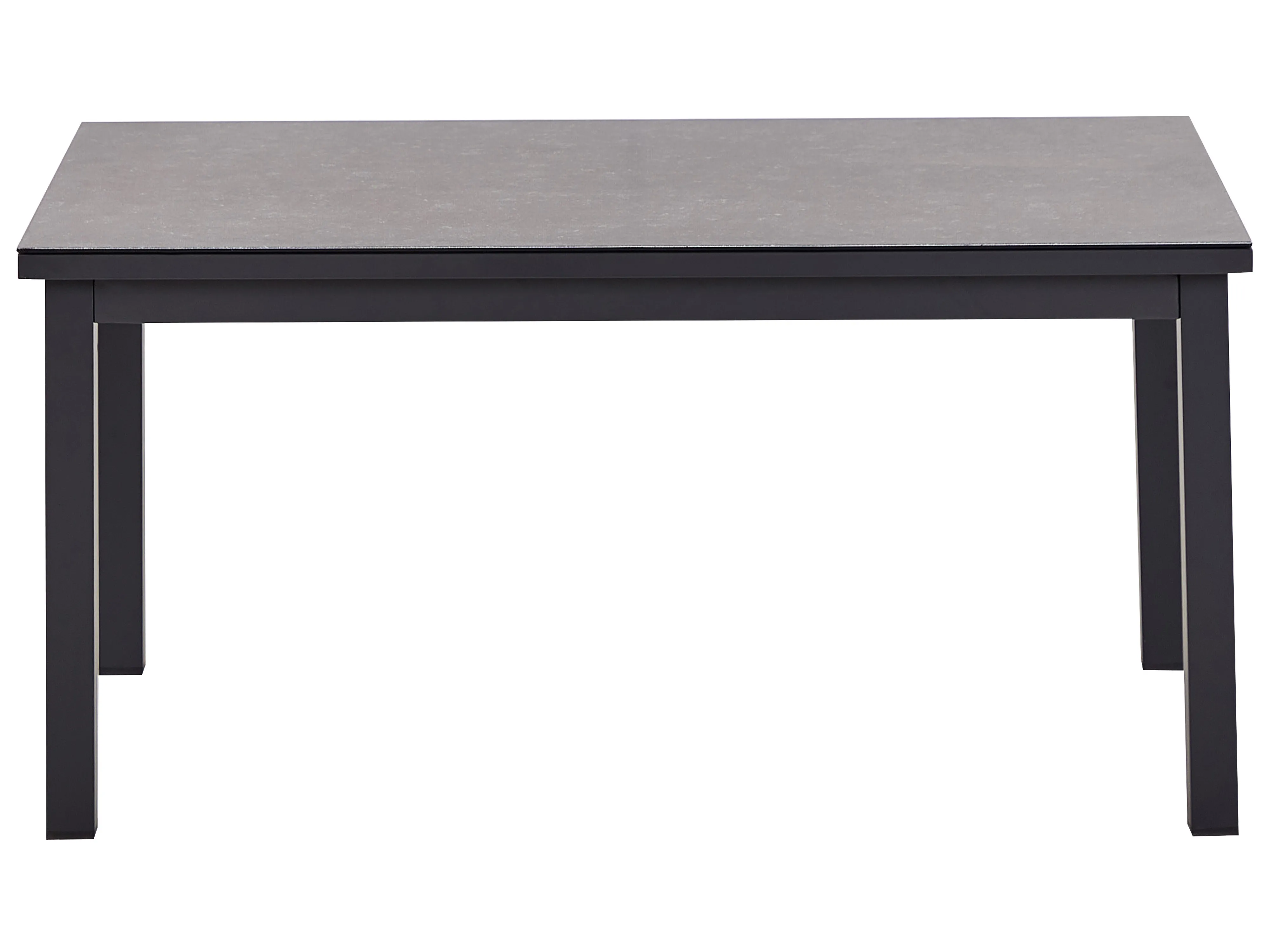 Tuin hoekloungeset met tafel 5-zits MESSINA linkszijdig Metaal Gebroken wit