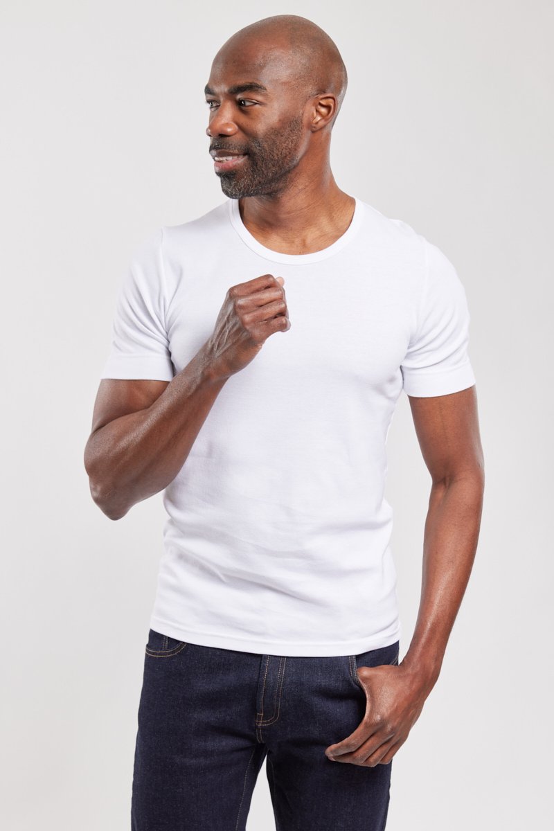 T-shirt col rond - coton épais issu de l’agriculture biologique