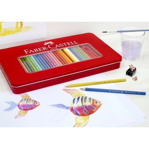 FABER-CASTELL Buntstift 60er-Set im Metalletui