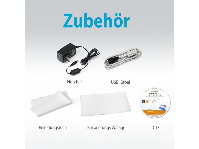 Plustek ePhoto Z300 - Scanner med papirfødning - CCD - A4/Letter - 300 dpi x 300 dpi - op til 500 scanninger pr. dag - USB 2.0