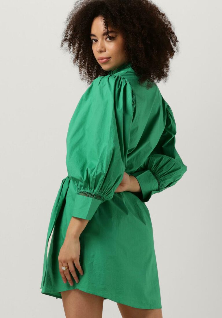 NOTRE-V groene notre-v mini jurk nv-belize mini dress